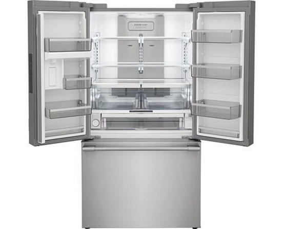 Frigidaire Professional 36-Inch, 23.3 Cu. Ft. Counter-Depth French 3-Door Refrigerator With Digital Display - PRFG2383AF