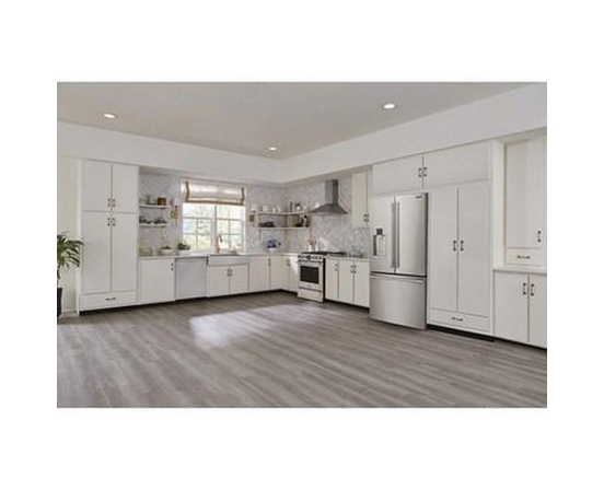 Frigidaire Professional 36-Inch, 22.6 Cu.Ft. Counter-Depth French 3-Door Refrigerator With Water And Ice Dispensing System - PRFC2383AF