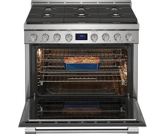 Frigidaire Professional 36-Inch Freestanding Gas Range With True Convection Technology - PCFG3670AF