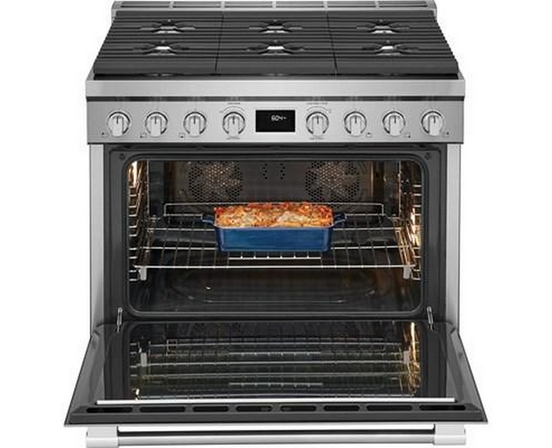 Frigidaire Professional 36-Inch Freestanding Dual-Fuel Range With Convection Technology - PCFD3670AF