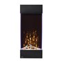 Allure vertical wall-mounted electric fireplace