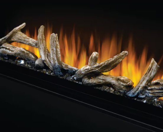 Built-in electric fireplace