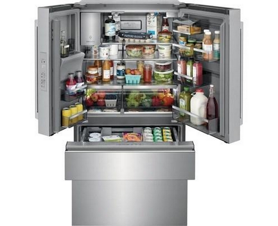 Electrolux 36-Inch, 21.8 Cu.Ft. Counter-Depth French 4-Door Refrigerator With Tempadapt™ Drawer - ERMC2295AS