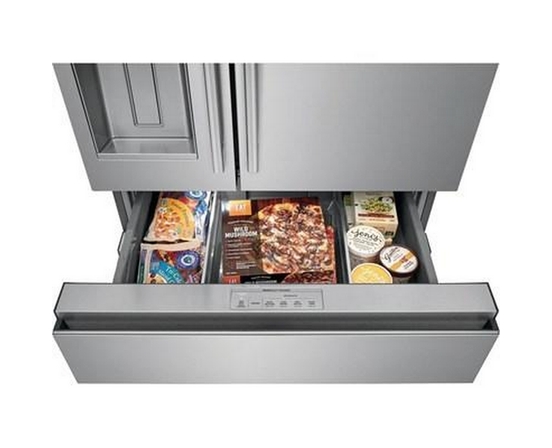 Electrolux 36-Inch, 21.8 Cu.Ft. Counter-Depth French 4-Door Refrigerator With Tempadapt™ Drawer - ERMC2295AS