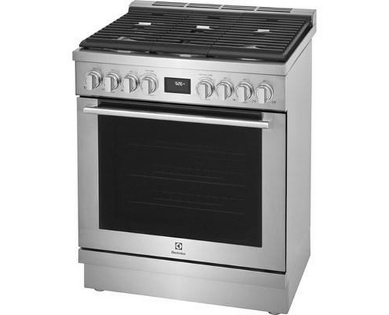 Electrolux 30-Inch Dual-Fuel Freestanding Range - ECFD3068AS