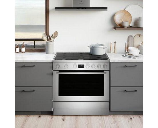 Electrolux 36-Inch Dual-Fuel Freestanding Range - ECFD3668AS