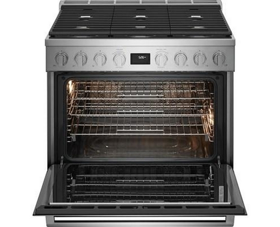 Electrolux 36-Inch Dual-Fuel Freestanding Range - ECFD3668AS