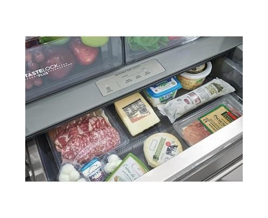 Electrolux 36-Inch, 22.6 Cu.Ft. Counter-Depth French 3-Door Refrigerator With External Water And Ice Dispensing System - ERFC2393AS