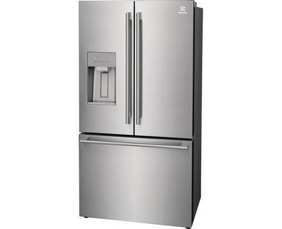 Electrolux 36-Inch, 22.6 Cu.Ft. Counter-Depth French 3-Door Refrigerator With External Water And Ice Dispensing System - ERFC2393AS