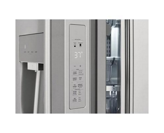 Electrolux 36-Inch, 22.6 Cu.Ft. Counter-Depth French 3-Door Refrigerator With External Water And Ice Dispensing System - ERFC2393AS