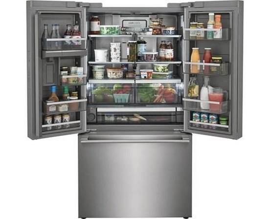 Electrolux 36-Inch, 22.6 Cu.Ft. Counter-Depth French 3-Door Refrigerator - ERFG2393AS