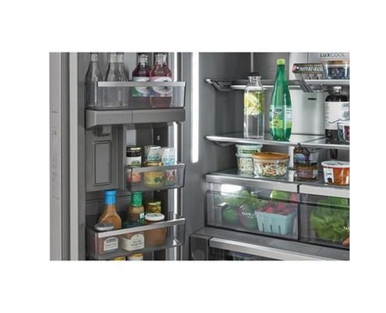 Electrolux 36-Inch, 22.6 Cu.Ft. Counter-Depth French 3-Door Refrigerator - ERFG2393AS