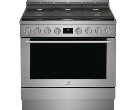 Electrolux 36-Inch Freestanding Gas Range With Convection Technology - ECFG3668AS