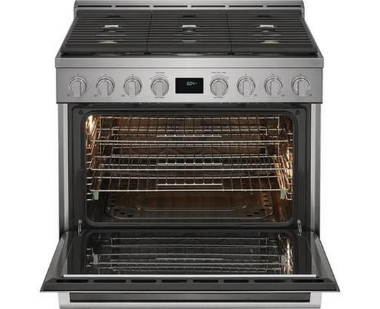 Electrolux 36-Inch Freestanding Gas Range With Convection Technology - ECFG3668AS