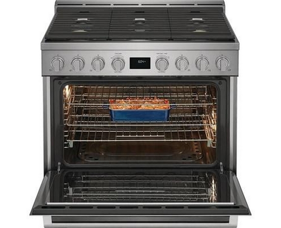 Electrolux 36-Inch Freestanding Gas Range With Convection Technology - ECFG3668AS