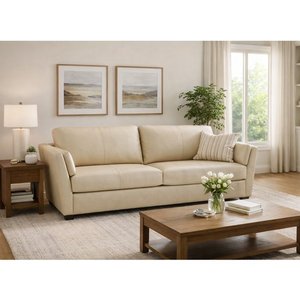 Payton Leather Match Condo Sofa by Palliser