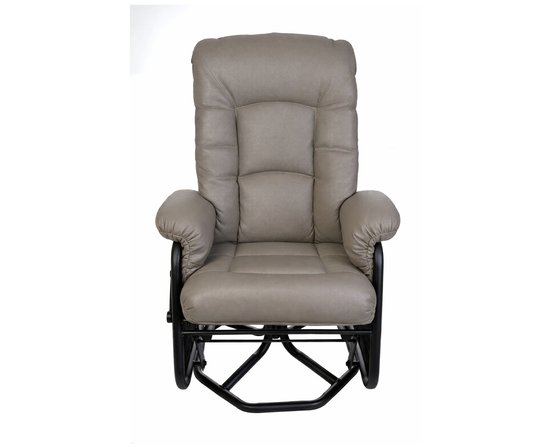 Gliding Fabric Armchair Rocking Swivelling and Reclining by Pel