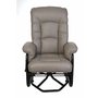 Gliding Fabric Armchair Rocking Swivelling and Reclining by Pel