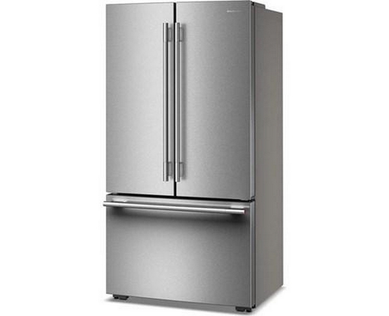 KitchenAid 36-Inch, 24.8 Cu. Ft. Counter-Depth French 3-Door Refrigerator With Internal Water Dispenser - KRFC336SPS