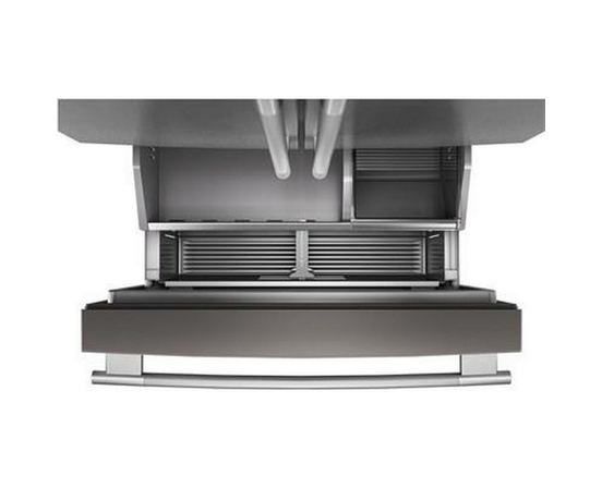 KitchenAid 36-Inch, 24.8 Cu. Ft. Counter-Depth French 3-Door Refrigerator With Internal Water Dispenser - KRFC336SPS