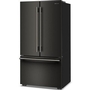 KitchenAid 36-Inch, 24.8 Cu. Ft. Counter-Depth French 3-Door Refrigerator With Internal Water Dispenser - KRFC336SBE