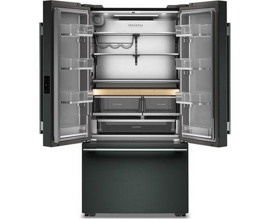 KitchenAid 36-Inch, 24.8 Cu. Ft. Counter-Depth French 3-Door Refrigerator With Internal Water Dispenser - KRFC336SJP