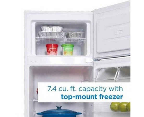 Danby 7.4 Cu Ft Top Freezer Refrigerator - DPF074B2WDB-6