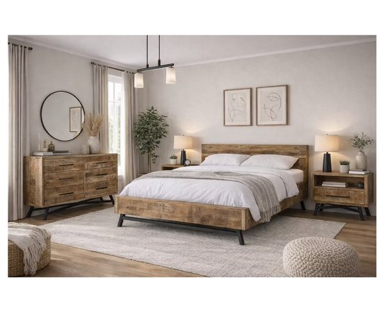 Queen Size 4-pc  Bedroom Set