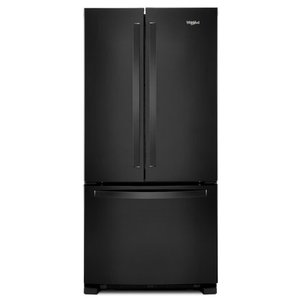 Whirlpool 33-Inch, 22.1 Cu. Ft. Freestanding French 3-Door Refrigerator With Factory Installed Ice Maker - WRFF5333PB