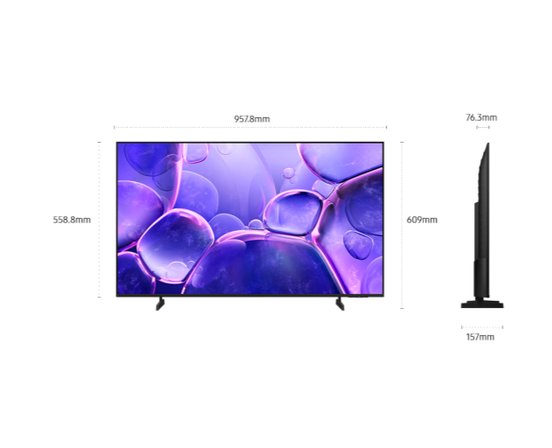 Samsung 43-inch Crystal UHD 4K Smart TV