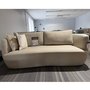 Fixed fabric sofa