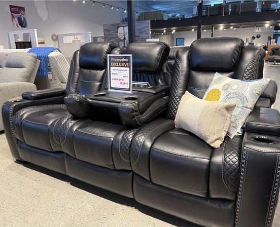 Reclining sofa and recliner