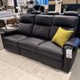Fabric reclining sofa