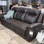 Combo leather reclining sofa and recliner