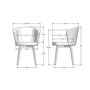 Dining chair BENSON by Amisco
