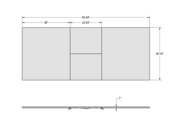 Burton Dining Table by Amisco