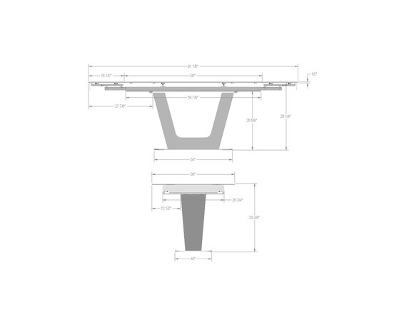 AMELIA dining table by Amisco