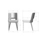 BRYANA kitchen chair by Amisco