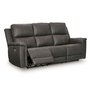 Bleckley Power Reclining Sofa in Leather Match with Adjustable Headrest by Signature Design by Ashley