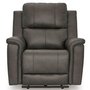 Bleckley Power Recliner in Leather Match with Adjustable Headrest by Signature Design by Ashley