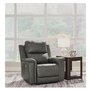 Bleckley Power Recliner in Leather Match with Adjustable Headrest by Signature Design by Ashley