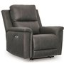 Bleckley Power Recliner in Leather Match with Adjustable Headrest by Signature Design by Ashley