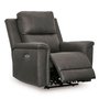 Bleckley Power Recliner in Leather Match with Adjustable Headrest by Signature Design by Ashley