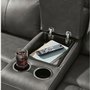 Bleckley Power Reclining Loveseat in Leather Match with Adjustable Headrest by Signature Design by Ashley