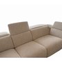 Motorized 2-panel sectional with tilting panels