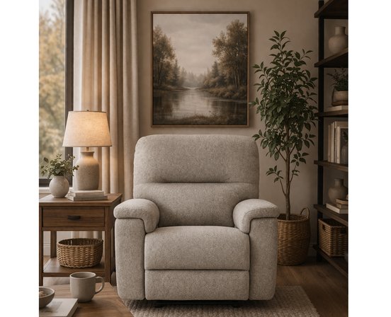 Maria Fabric Recliner Wall Hugger by Elran