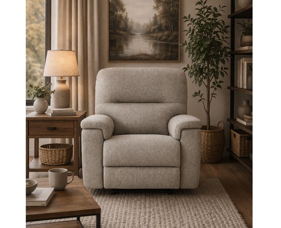 Maria Fabric Manual Glider Recliner by Elran
