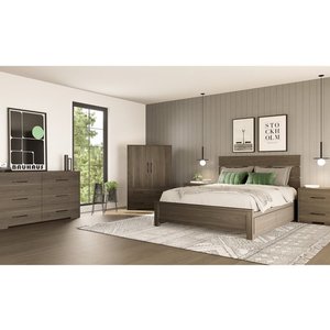 Queen Size 3-pc Bedroom Set With Storage by MEQ