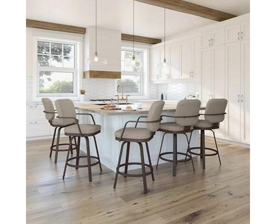 Dorsey Pub Height Stool by Amisco