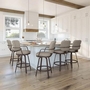 Dorsey Pub Height Stool by Amisco